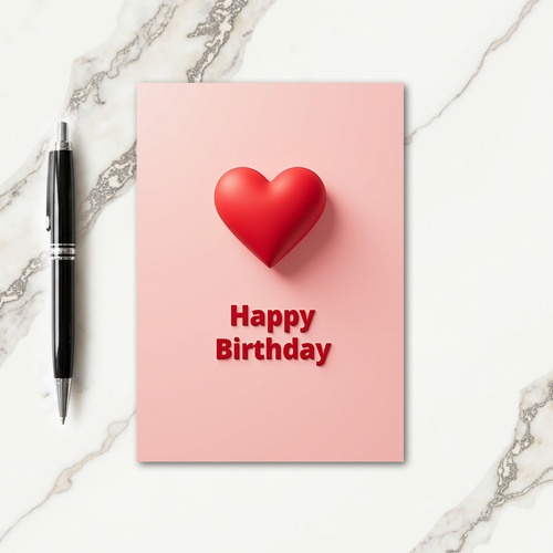 Soft Glow Birthday Card