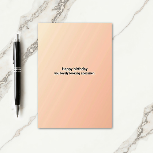 Soft Gradient Birthday Card