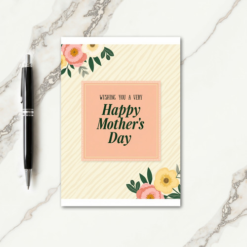 Soft Hued Mothers Day Art Card