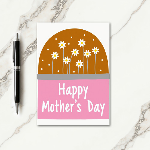 Soft Pink Floral Card