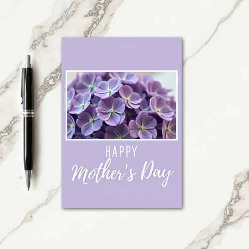 Soft Purple Flower Card