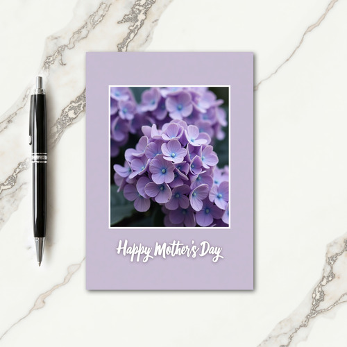 Soft Purple Mothers Day Card