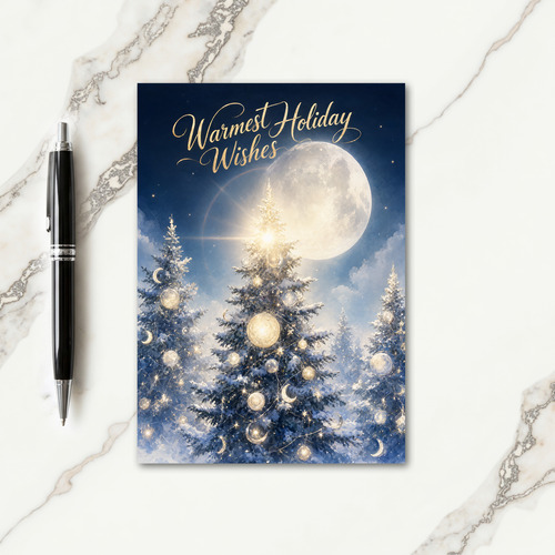 Solar Christmas Lights Card