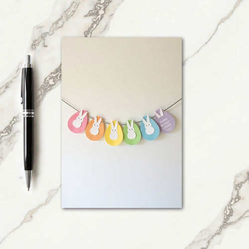 Some Bunny Loves You Paper Card