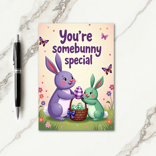 Somebunny Special Springtime Card