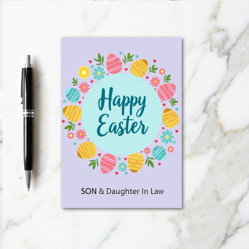 Son Daughter In Law Easter Card
