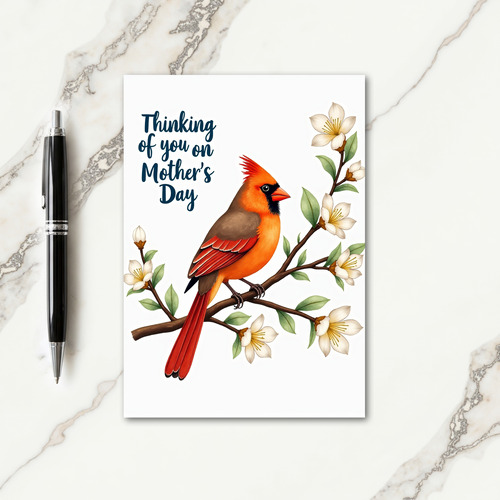 Songbird Mothers Day Floral Card
