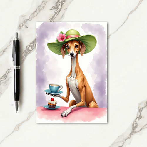 Sophisticated Hound Mothers Card