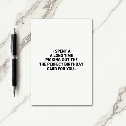 Sophisticated Minimalist Text Card