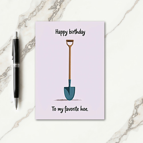Spade Birthday Card