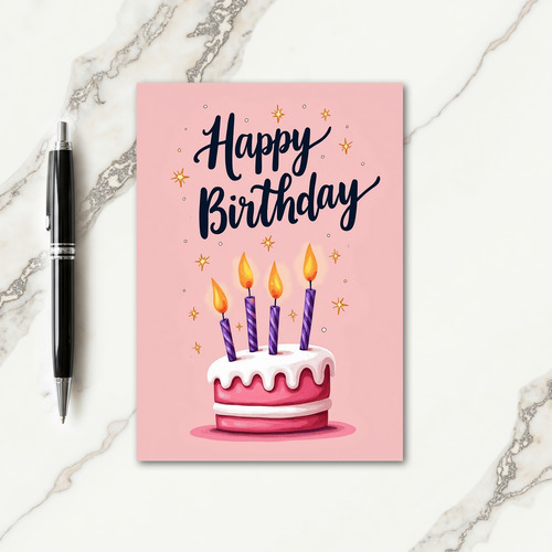 Sparkle Birthday Card