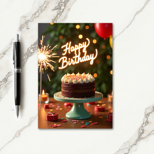 Sparkler Celebration Card