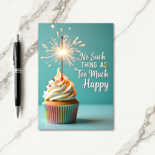 Sparkler Treat Birthday Card