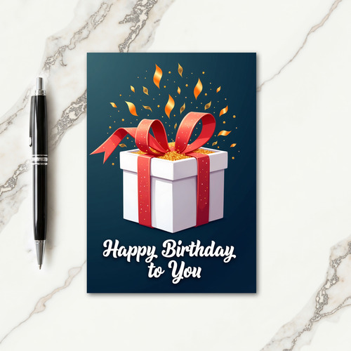 Sparkling Birthday Gift Card
