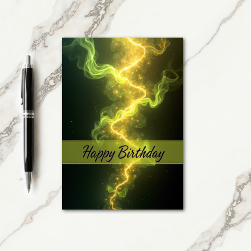Sparkling Birthday Gold Card