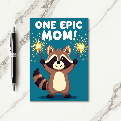 Sparkling Critter Mothers Day Card