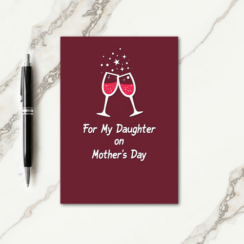 Sparkling Daughters Day Card