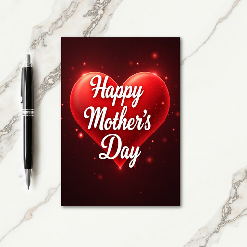 Sparkling Heart Card