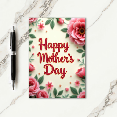 Sparkling Mothers Day Design Card