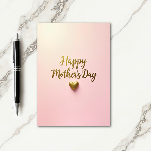 Sparkling Pastel Moms Day Card