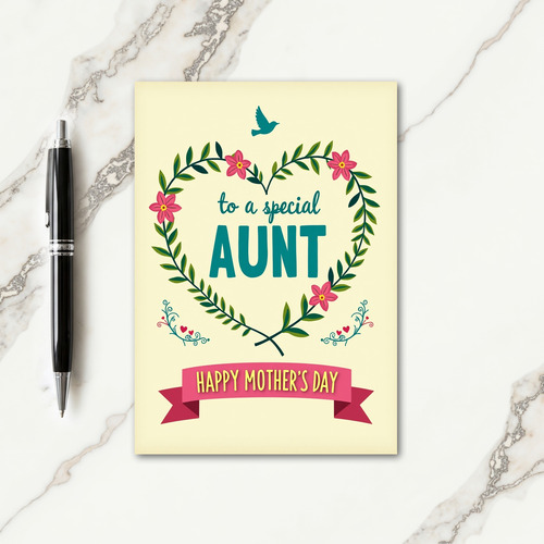 Special Aunt Heartfelt Card