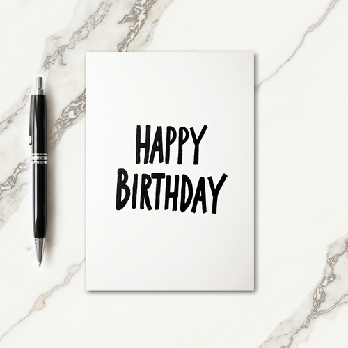 Special Brushstroke Birthday Card