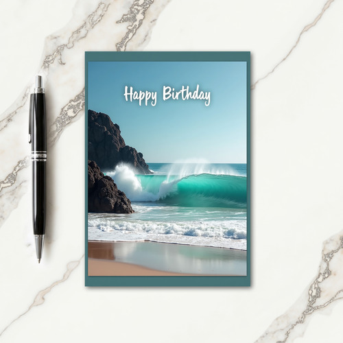 Special Crashing Wave Card