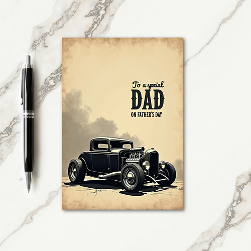 Special Dad Auto Art Card