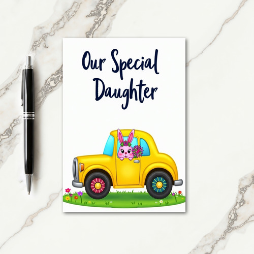 Special Daughter Auto Card