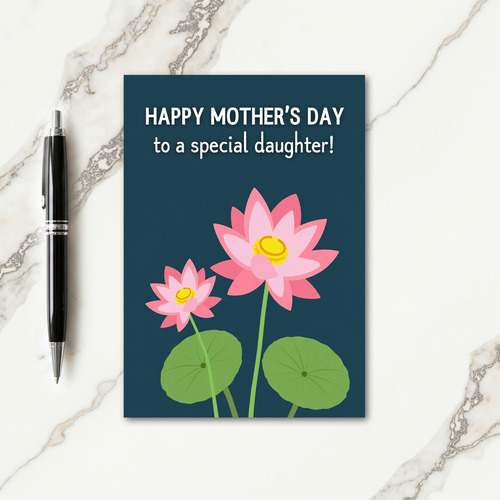 Special Daughter Mothers Card