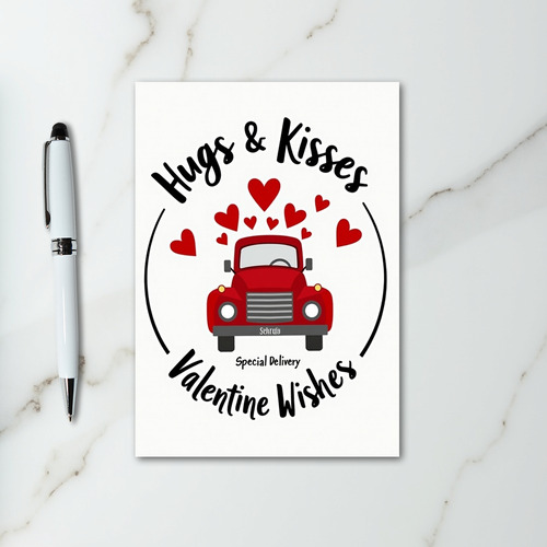 Special Delivery Valentine Truck Card