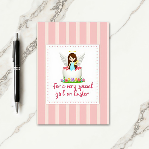 Special Girl Easter Time Card