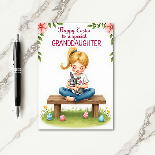 Special Granddaughter Easter Card