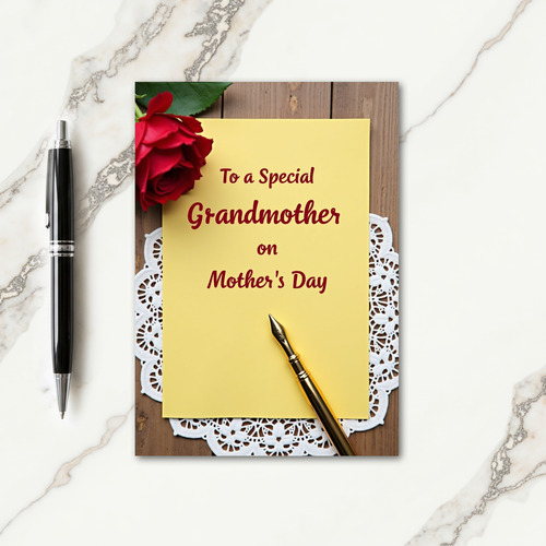 Special Grandmother Mothers Day Card