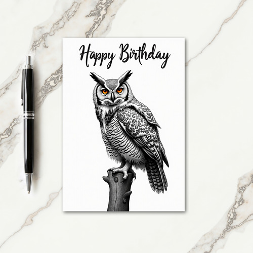 Special Grayscale Birthday Card