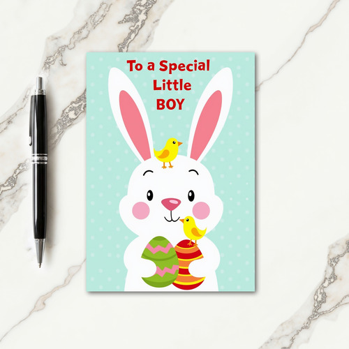 Special Little Boy Cute Art Card