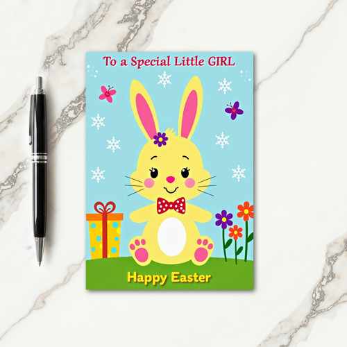 Special Little Girl Easter Card