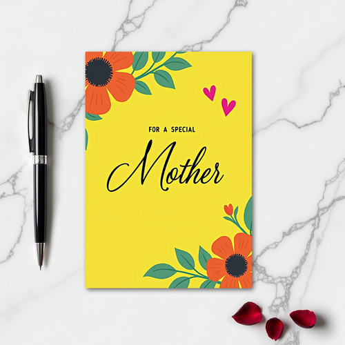 Special Mother Floral Card