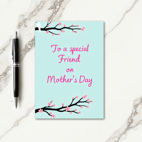 Special Mothers Day Floral Card