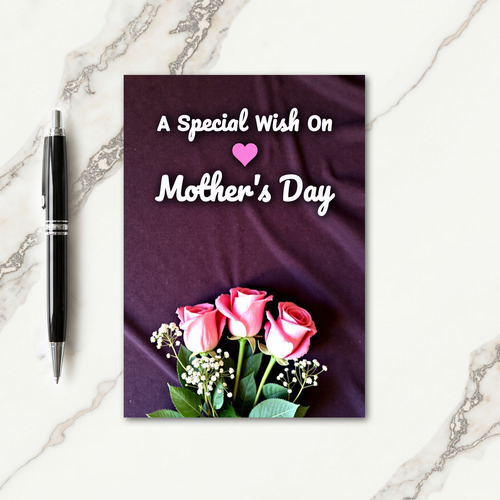 Special Mothers Day Heart Card