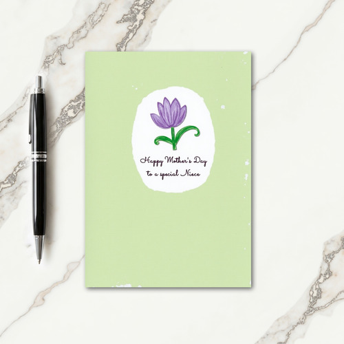 Special Niece Mothers Day Card