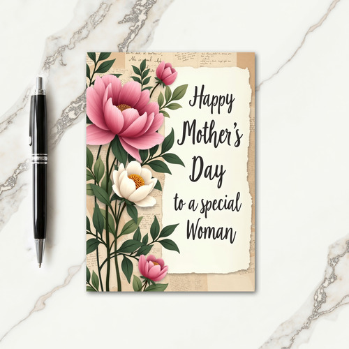 Special Woman Mothers Day Card