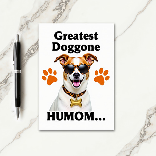 Speckled Dog Greatest Humom Card