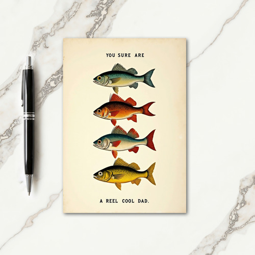Speckled Fish Fathers Day Card