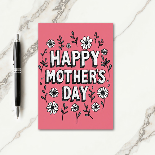 Speckled Message Card