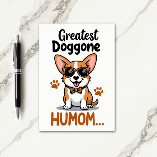 Speckled Pup Celebration Card