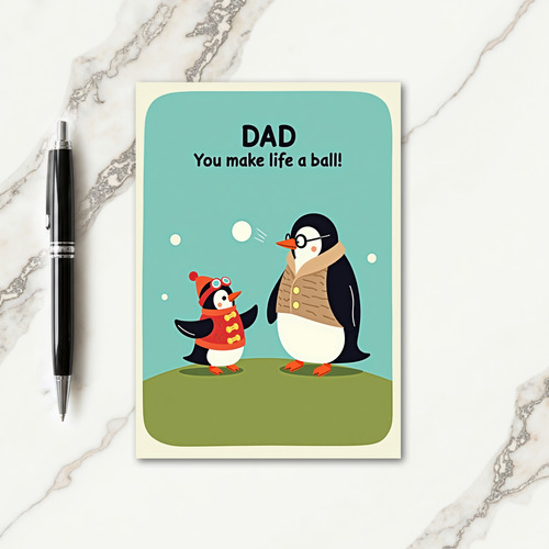 Spectacled Fathers Day Card