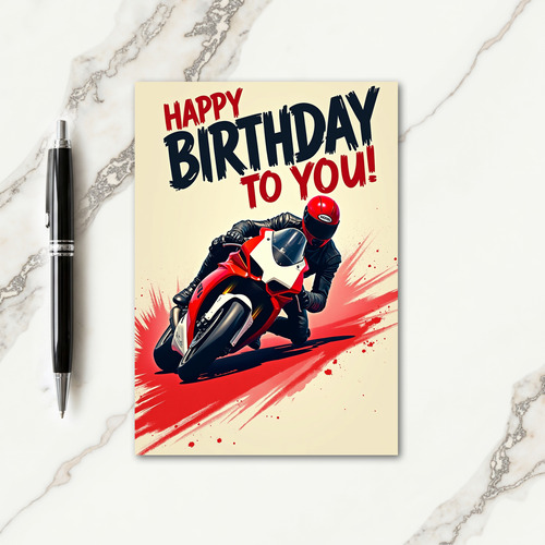 Speedy Birthday Card