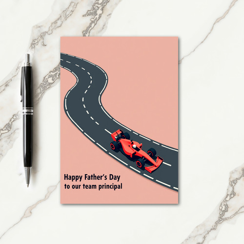 Speedy Fathers Day Race Card