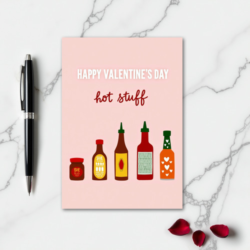 Spicy Love Valentines Day Card